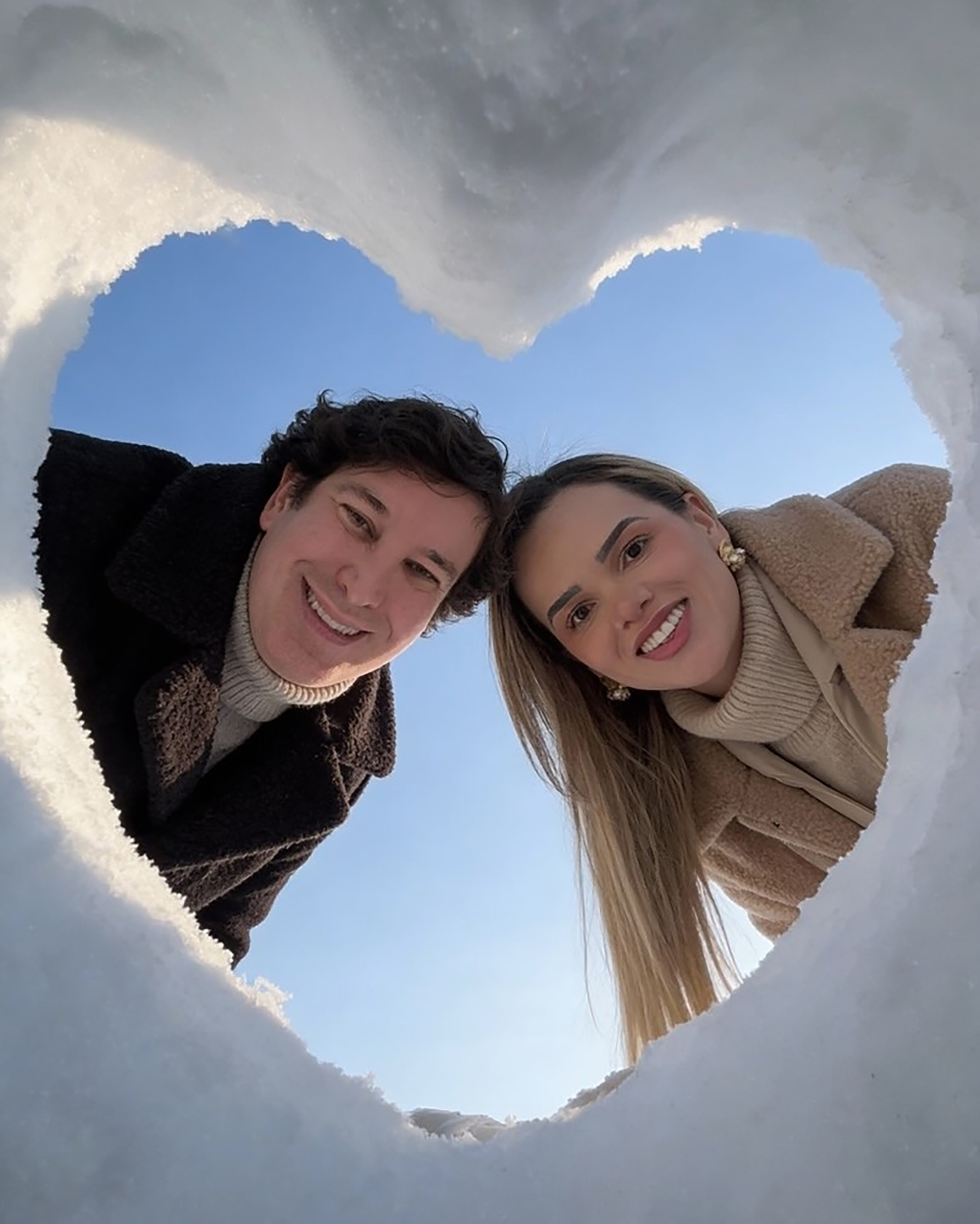 Picture shows lawyer Sara Nubia and corrections officer Rogerio Naves, undated. They were found dead in their home in Goiania, Brazil. Note: Private photo taken from social media. Picture shows lawyer Sara Nubia and corrections officer Rogerio Naves, undated