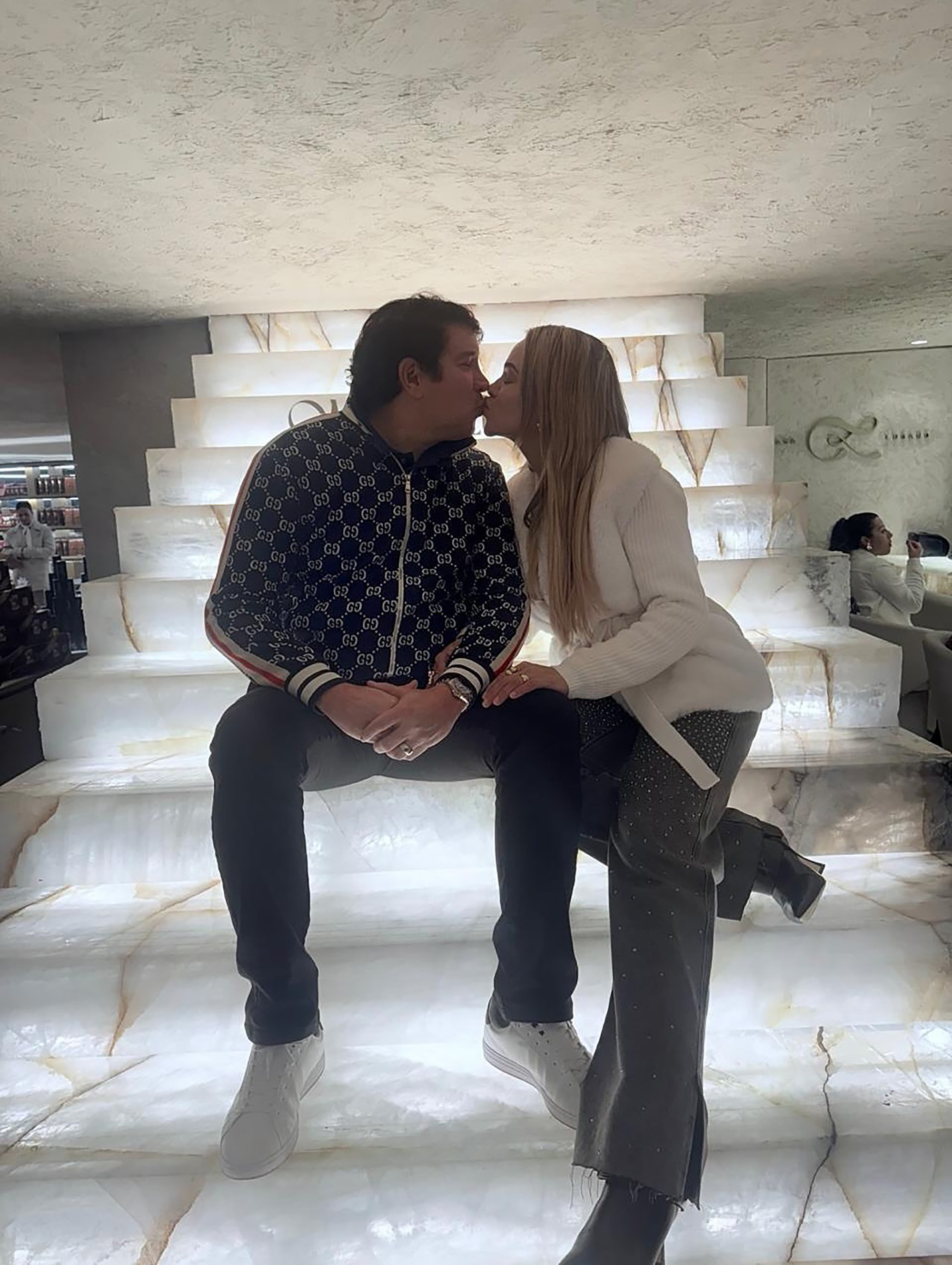 Picture shows lawyer Sara Nubia and corrections officer Rogerio Naves, undated. They were found dead in their home in Goiania, Brazil. Note: Private photo taken from social media. Picture shows lawyer Sara Nubia and corrections officer Rogerio Naves, undated