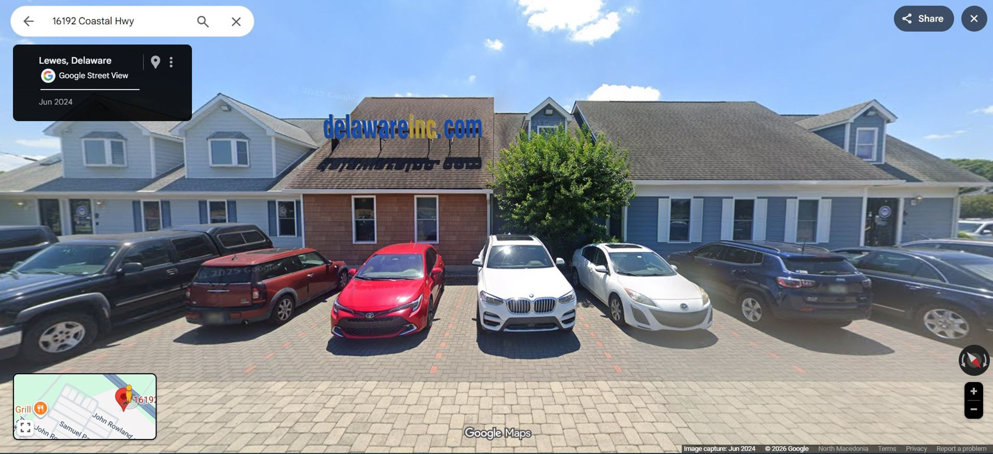 The location where the alleged philological institutions are supposed to be located in the United States. Florent Montaclair was accused of fabricating an award from the supposed institutions. Note: Photo is a screenshot. The location where the alleged philological institutions are supposed to be located