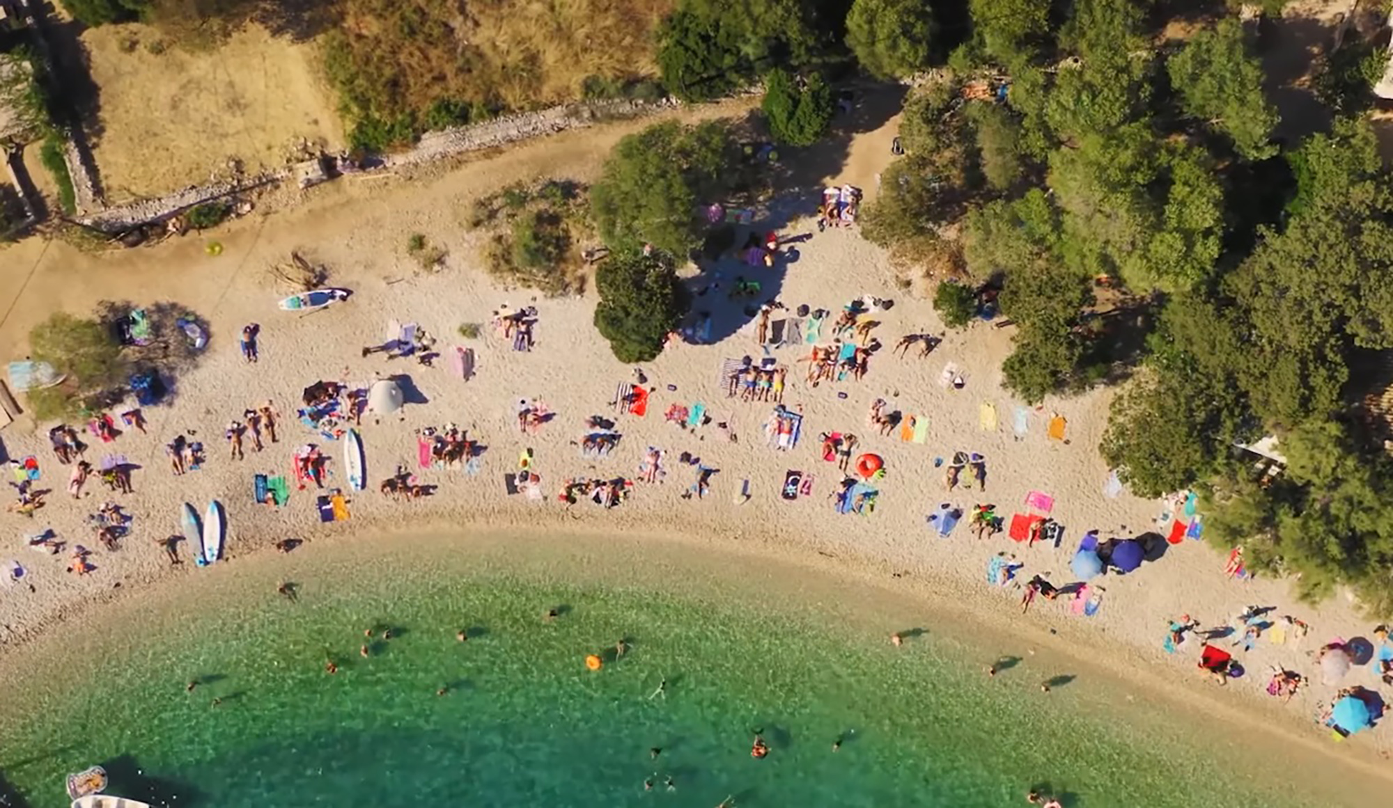 Illustrative image shows the island of Hvar, Croatia. 