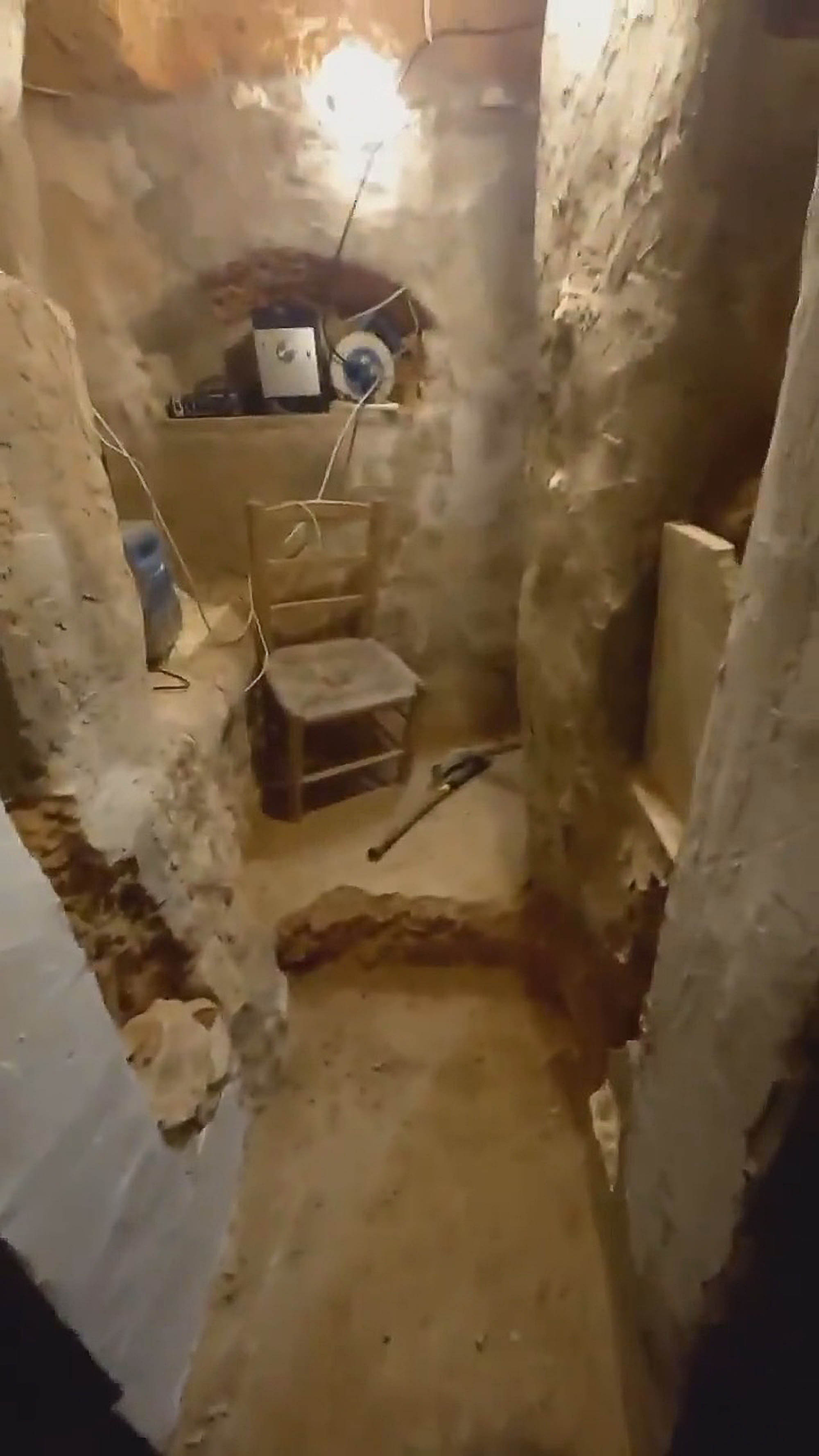 When Andres Canto was angry with his parents in 2015, the then 14-year-old began to dig a hole near his family home, today it is expanded into a cave that is a liveable space, it has three rooms, lighting, heating and Wi-Fi, in Alicante, Spain. Andres Canto